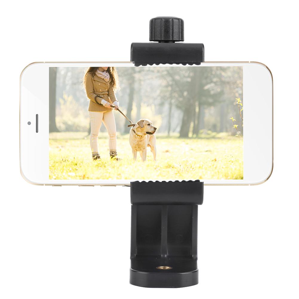 Универсальный вращающийся на 360 градусов держатель-клипса для мобильного телефона, адаптер для крепления на штатив, кронштейн для iPhone, для телефонов Samsung