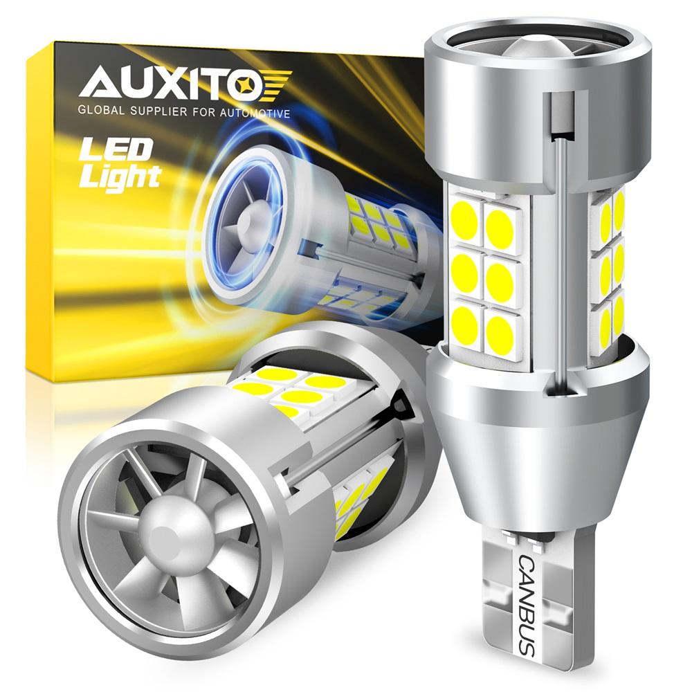 AUXITO 2Pcs Turbo T15 W16W LED Backup Reverse Light Canbus No Error Bulbs 2000LM 921 912 LED Bulb Car Rear Reversing Lamp 16W