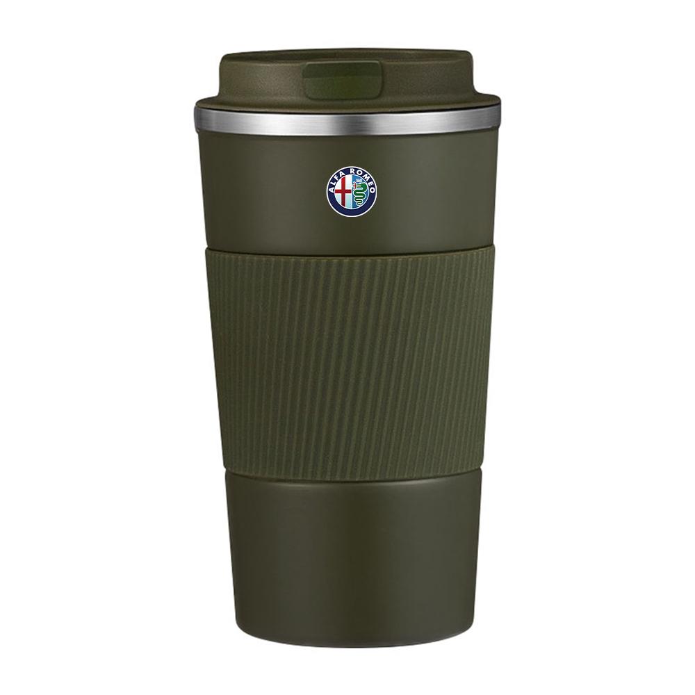 Thermo Cafe Coffee Mug Thermal Mug for Tea Water Coffee Car Thermos Mug For Alfa Romeo Stelvio Giulietta Tonale Disco 156 Mito ctv122