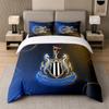 3-предметный комплект постельного белья Newcastle United Football Мягкая простыня и две наволочки Декор для домашней спальни
