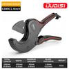 Pipe Cutter 42mm-75mm Aluminum Alloy Body Ratchet Scissors Tube Cutter PVC/PU/PP/PE Hose Cutting Hand Tools
