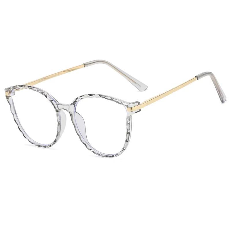 Purple Frame Cat Eye Prescription Glasses Women Anti Blue Light/Photochromic/Myopia/Farsighted/Progressive Customized Spectacles