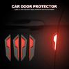 4 шт., полоса для предотвращения столкновений на двери автомобиля, наклейки на тело, светоотражающие предупреждающие наклейки, декоративные, устойчивые к царапинам, модифицированные универсальные
