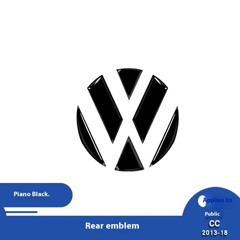For VOLKSWAGEN VW Car Emblem Stickers Suitable for VW Volkswagen CC 2013-2018 Front And Rear Car Emblem Stickers Interior Modifi