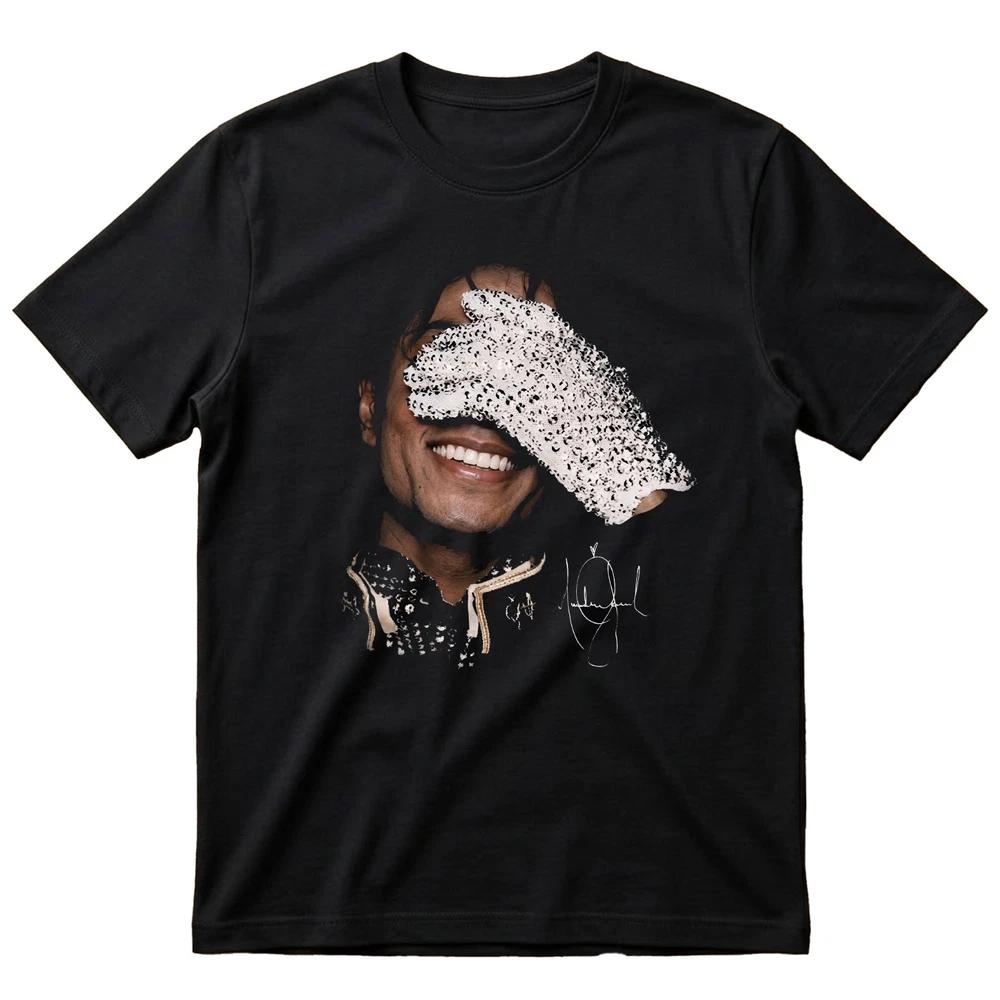 Графическая футболка Michael Jackson с перчаткой Музыка MJ Король Поп-музыки Футболка идеальный подарок