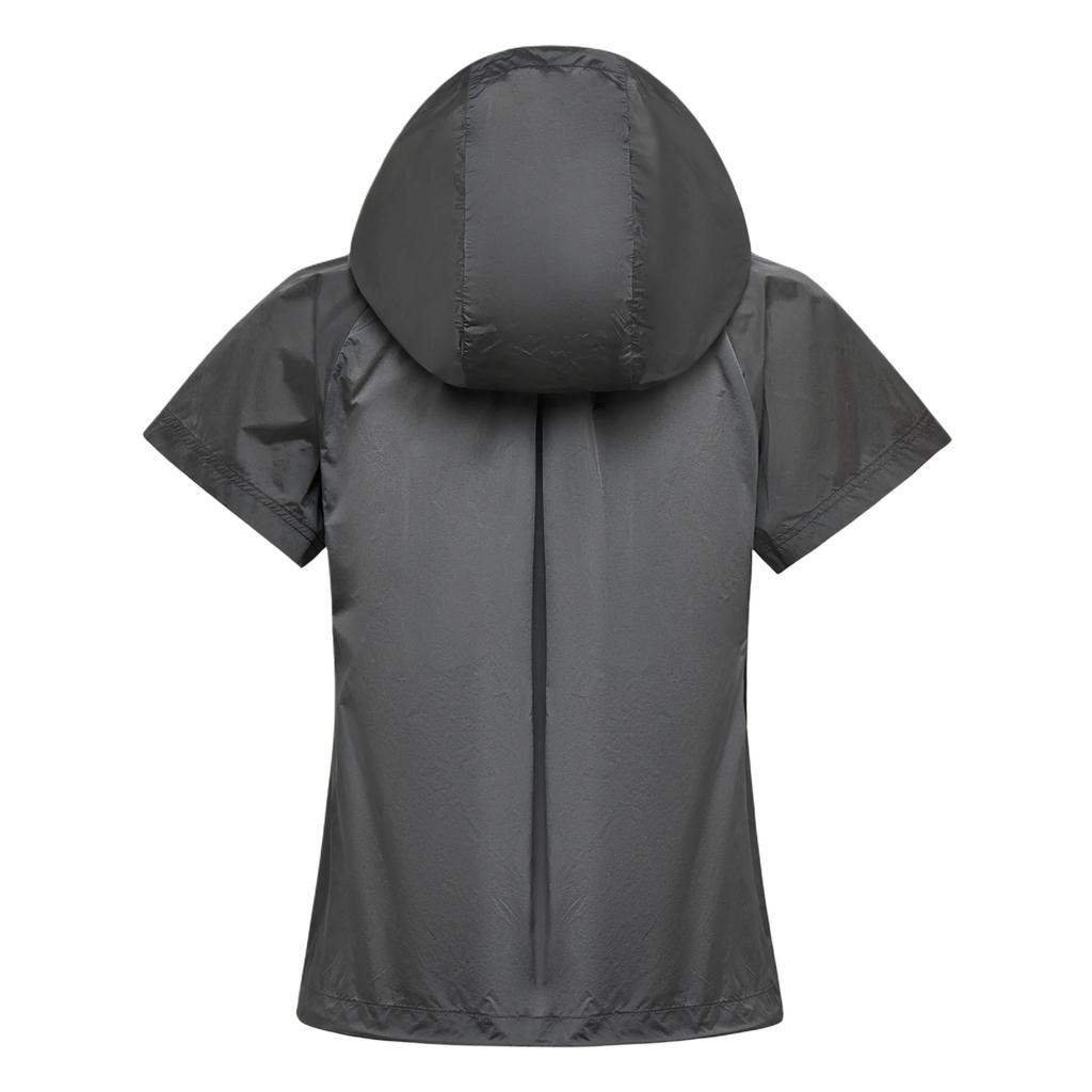 adidas Спортивный жилет с капюшоном Future Style, водостойкий, на молнии, плетеный, женский, KW5908