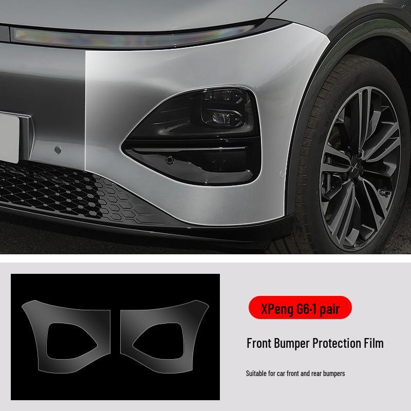XPeng G6 Invisible Body Wrap: Anti-Scratch TPU Film for Front & Rear Bumpers, Pre-Cut & Transparent