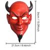 1Pc Traditional Japanese Drama Mask Plastic Prajna Mask Japanese Samurai Mask Red Tengu Mask Party Masquerade Cosplay Props