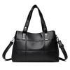 Fashionable Women's Bag Simple Soft Leather Shoulder Bag Versatile Large Capacity Shopping Portable Crossbody Bag