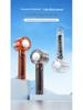2026 Portable Mini Turbo Refrigerating Fan with Transparent Digital Display and Semiconductor Cold Compress