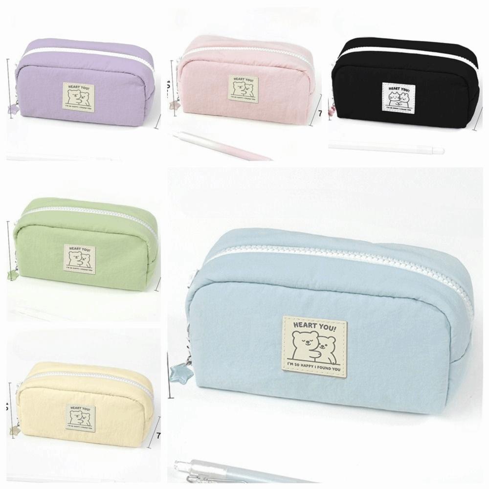 Large Capacity Pen Bag Cartoon Stationery Bag Cute Pencil Case  School Office