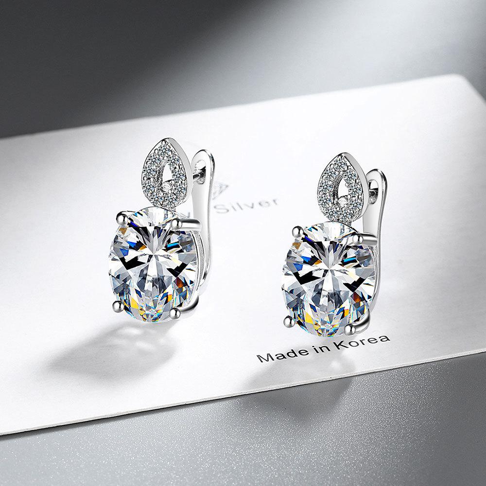 Lindon Fashion Copper Alloy Zircon Jewellery Drop Earrings For Women Wedding Party Gifts