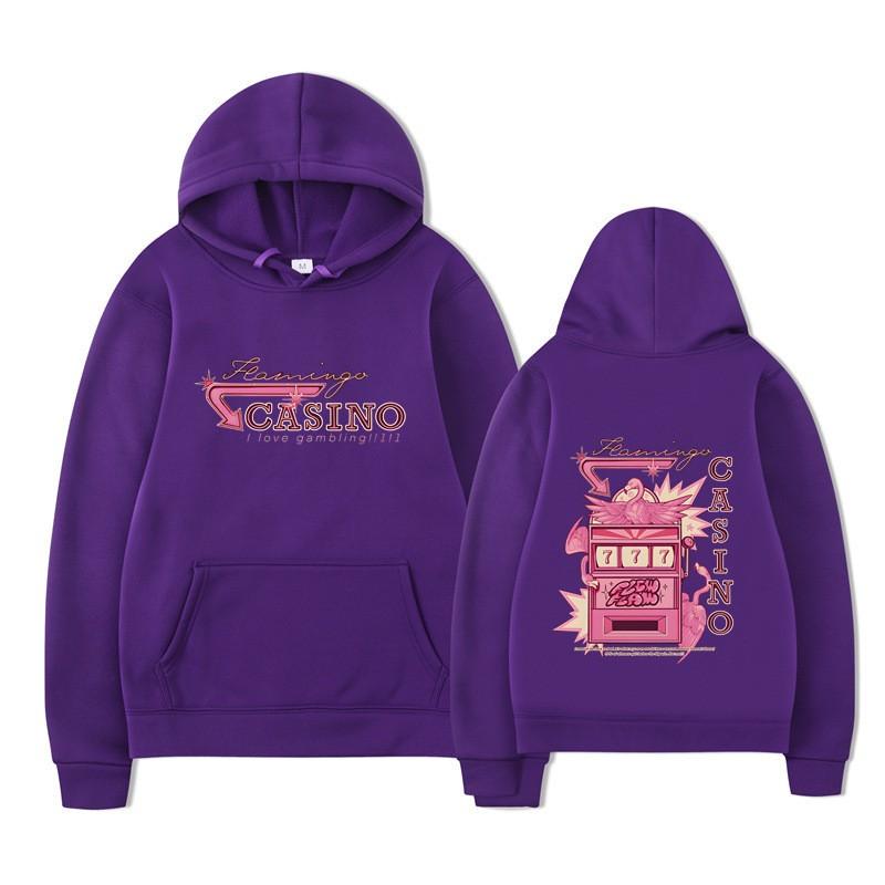 Travis Scott Style Loose Fit Hooded Sweatshirt Men Women Casual Streetwear