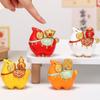 Chinese Style Goat Shrine Ornament Rotating Lucky Sheep Decor Zodiac Goat Figurine  Workstations