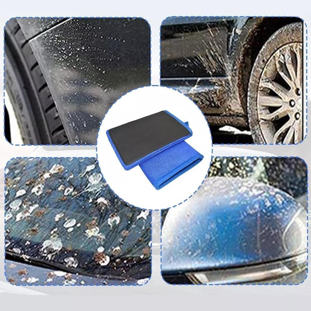 2Pcs Microfiber Magic Clay Mitt Glove Polish Car Wash Glove New Clay Bar Detailing Glove