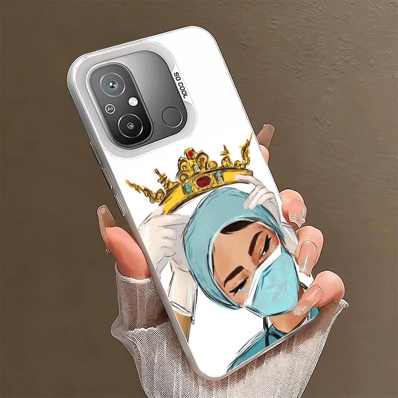 Мультяшный противоударный чехол для телефона «Доктор Медсестра» для Xiaomi Poco X7 X6 X5 X3 Pro F7 Ultra M8 Redmi 15C 15 14C 13C 12C 10C 13 12 10