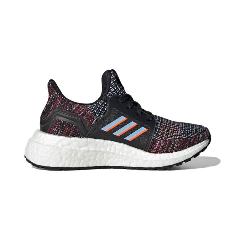 Adidas Ultraboost 19 Тканевые Удобные Трендовые Дышащие Кроссовки с Низким Верхом Детские Кроссовки для Бега Серый Черный Красный EF0940