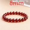 Natural Orange Red Garnet Gemstone Beads Bracelet for Women Men 7mm 8mm 9mm 10mm Stretch Crystal Round Bead Bracelet AAAAA