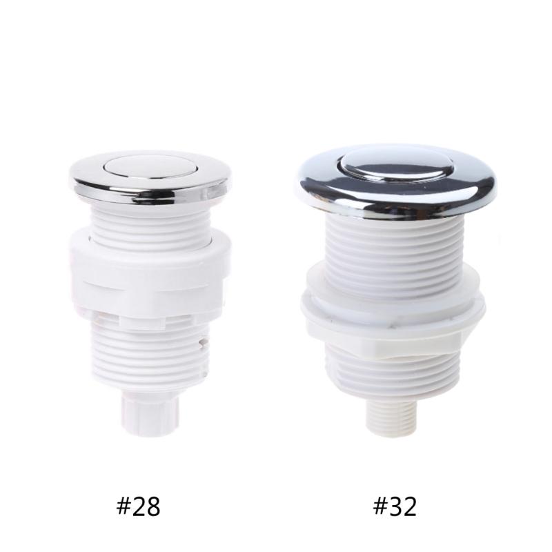 Air Switch On Off Push Button 28/32mm For Bathtub Spa Garbage Whirlpool Pneumatic Micro Switch Toggle Electronic Home