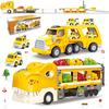 UQTOO Car Toy Mini Car Set Children Work Vehicle Dinosaur Car Boys Girls Birthday Gift Construction Vehicle Toy Dinosaur Toy Indoor Play Construction