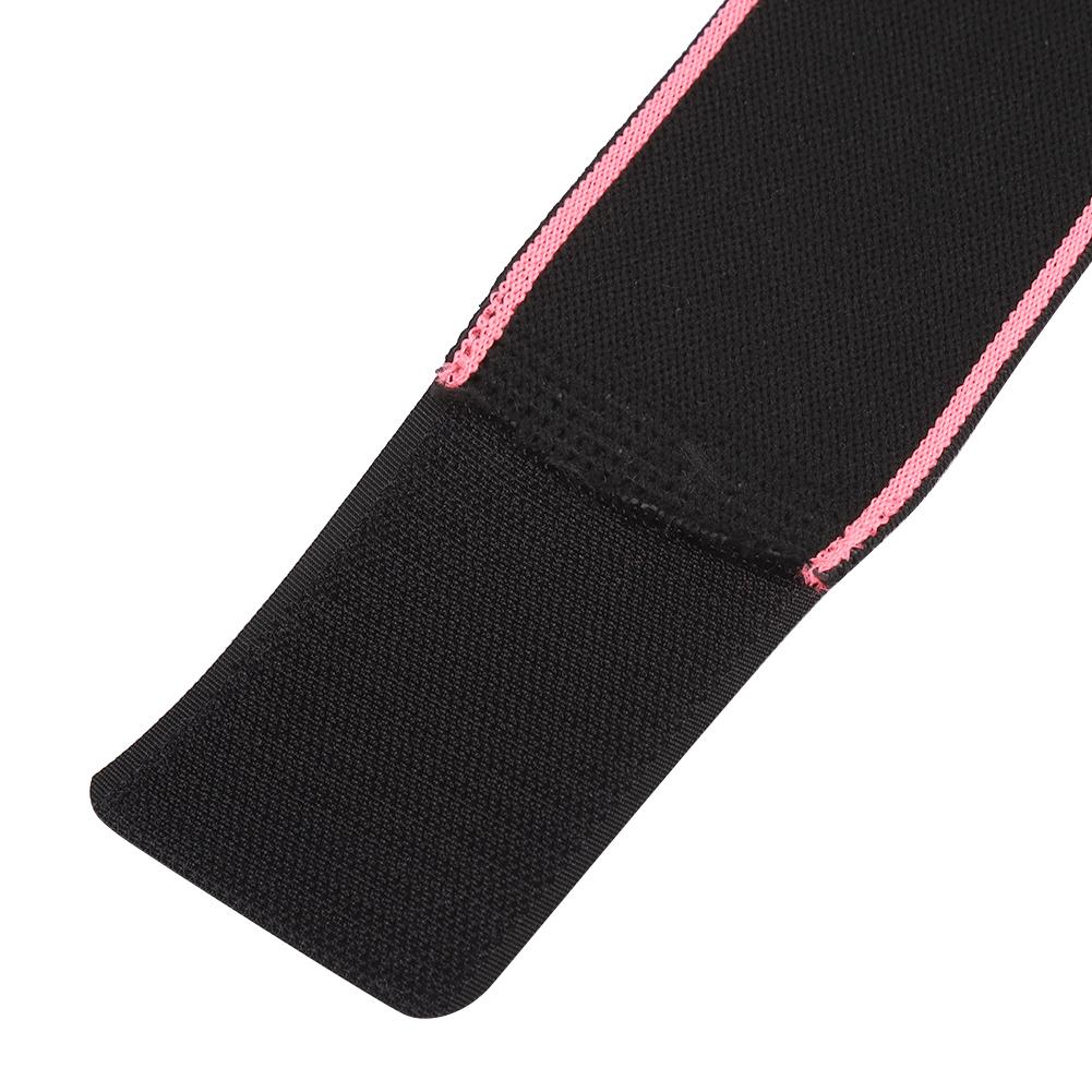 1pc Knee Brace with Side Stabilizers Breathable Sports Knee Support Protector(Black Pink )