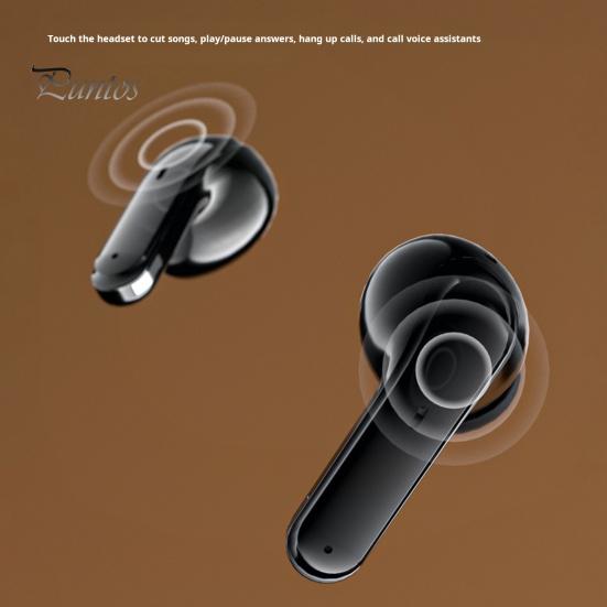 Беспроводные наушники с поддержкой Bluetooth, светодиодный дисплей, стереозвук, шумоподавление, водонепроницаемые наушники-вкладыши, гарнитура с сенсорным управлением