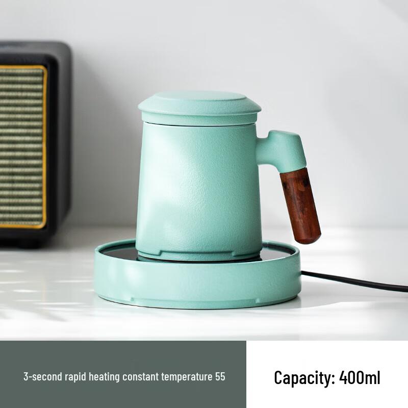 Набор для заваривания чая Chaxun Wood Whisper II из керамики, лазурно-синяя подарочная коробка