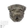 Norfolk Terrier I - Dog Statue, Hanging Bust, Unique Decoration for Dog Lover by Art-Dog Brand