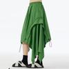 Xitao Asymmetrical Drawstring Loose Skirt HQQ2442