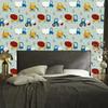 Machines with trees wallpaper for living room and bedroom 50x1000