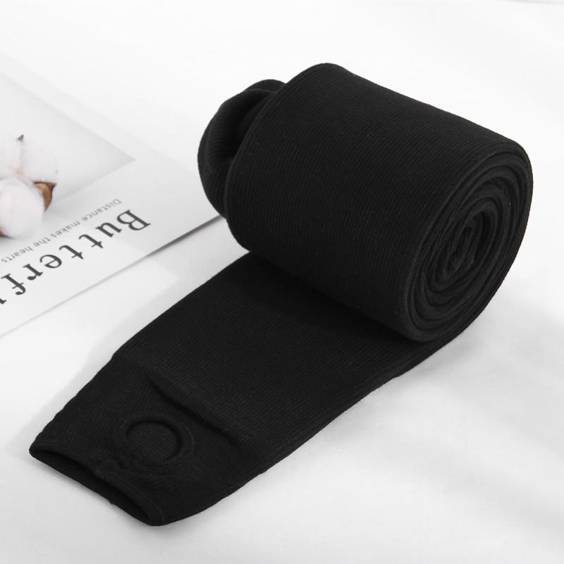 Женские хлопковые леггинсы в полоску с высокой талией на весну/осень с кашемиром и носки в рубчик с микродавлением