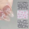 3D Bowknot Nail Sticker Self-Adhesive Nail Decals Lovely Ribbon Bows Nails Art Stickers Nails Art Decorations for Party