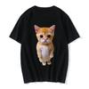 Funny Cat 3D Print Women Casual T-Shirt Women Summer Harajuku T Shirts Girl Boy Casual Fashion Female Clothes