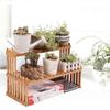 Подставка для комнатных растений, деревянная полка, органайзер для горшков, книжная полка, балкон, эркер, полка для хранения небольших растений, полки для цветочных горшков