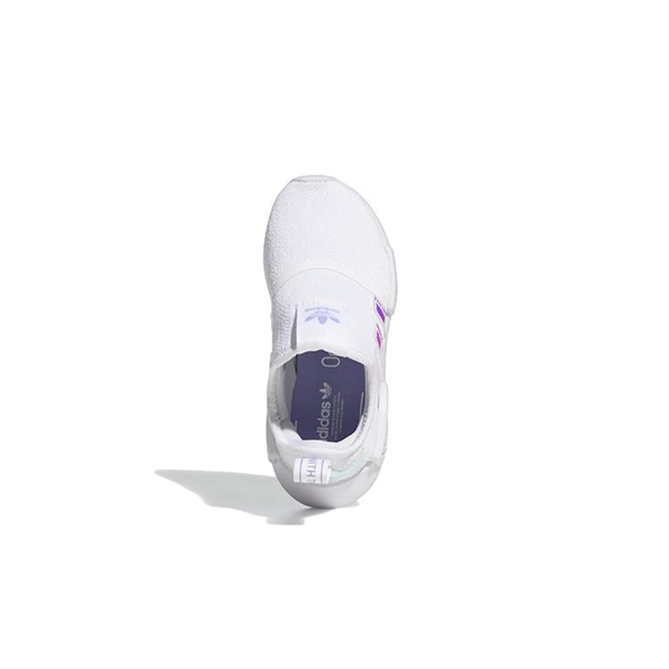 Adidas NMD 360 Little Kid Белые переливающиеся детские кроссовки Cloud-White Light-Purple Clear-Pink GX3321