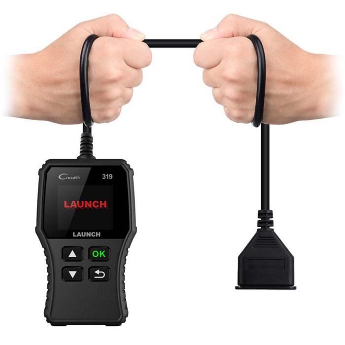 Lecteur de code automatique Cr319 Instrument de diagnostic de panne de voiture d'Obdii Eobd