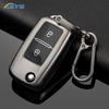 Для Vw Volkswagen Mk4 Bora Golf 4 5 6 Jetta Passat Polo Touran Skoda Octavia Seat ТПУ Чехол для автомобильного ключа Автоаксессуары 2 Кнопки