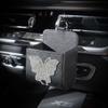 Автомобильная сумка для хранения Bling Butterfly, автомобильный воздуховод, мусорный мешок, органайзер, мобильный телефон, ключ, солнцезащитные очки, вентиляционное отверстие, подвесной ящик для хранения