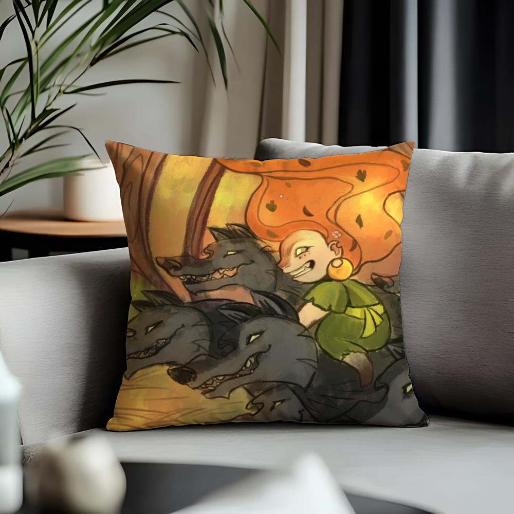 Trending Wwolfwalkersied Cushion Cover Antidustmite Pillowcase Invisible Zipper Silky Short Plush Sofa Cushion Cover