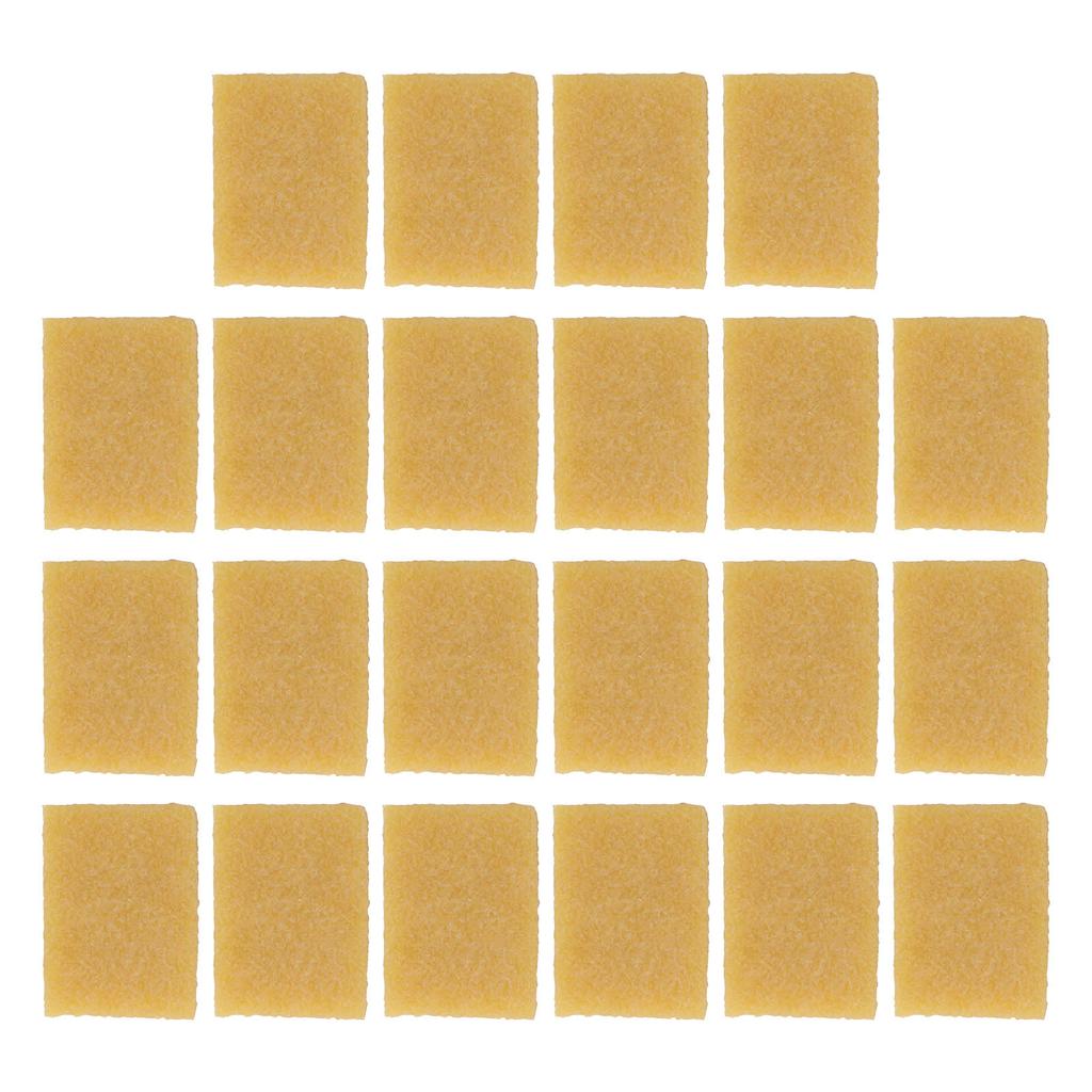 22 Pcs Adhesive Eraser Quadrate Manual Natural Rubber Reusable 7x5.1cm DIY Cutting Glue Residue