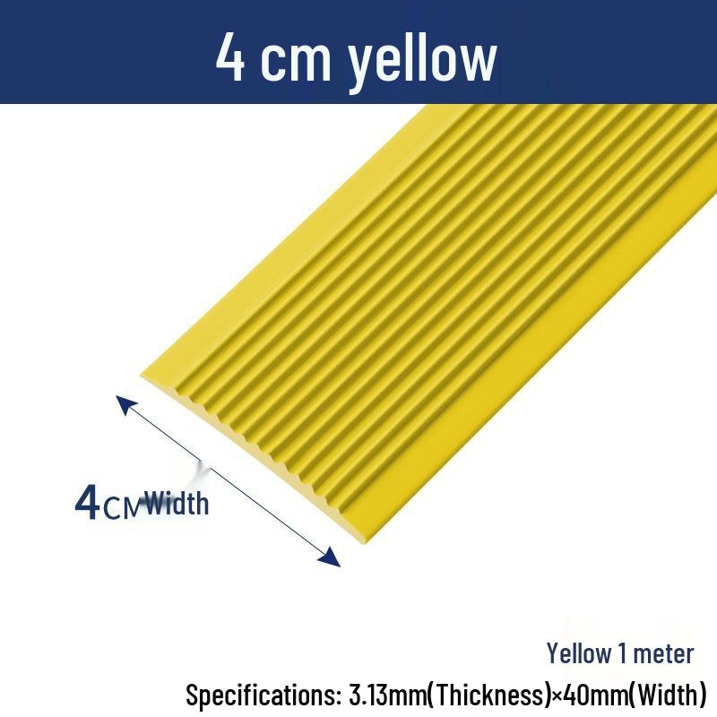 Самоклеящаяся ПВХ противоскользящая накладка на кромку ступени для детских садов