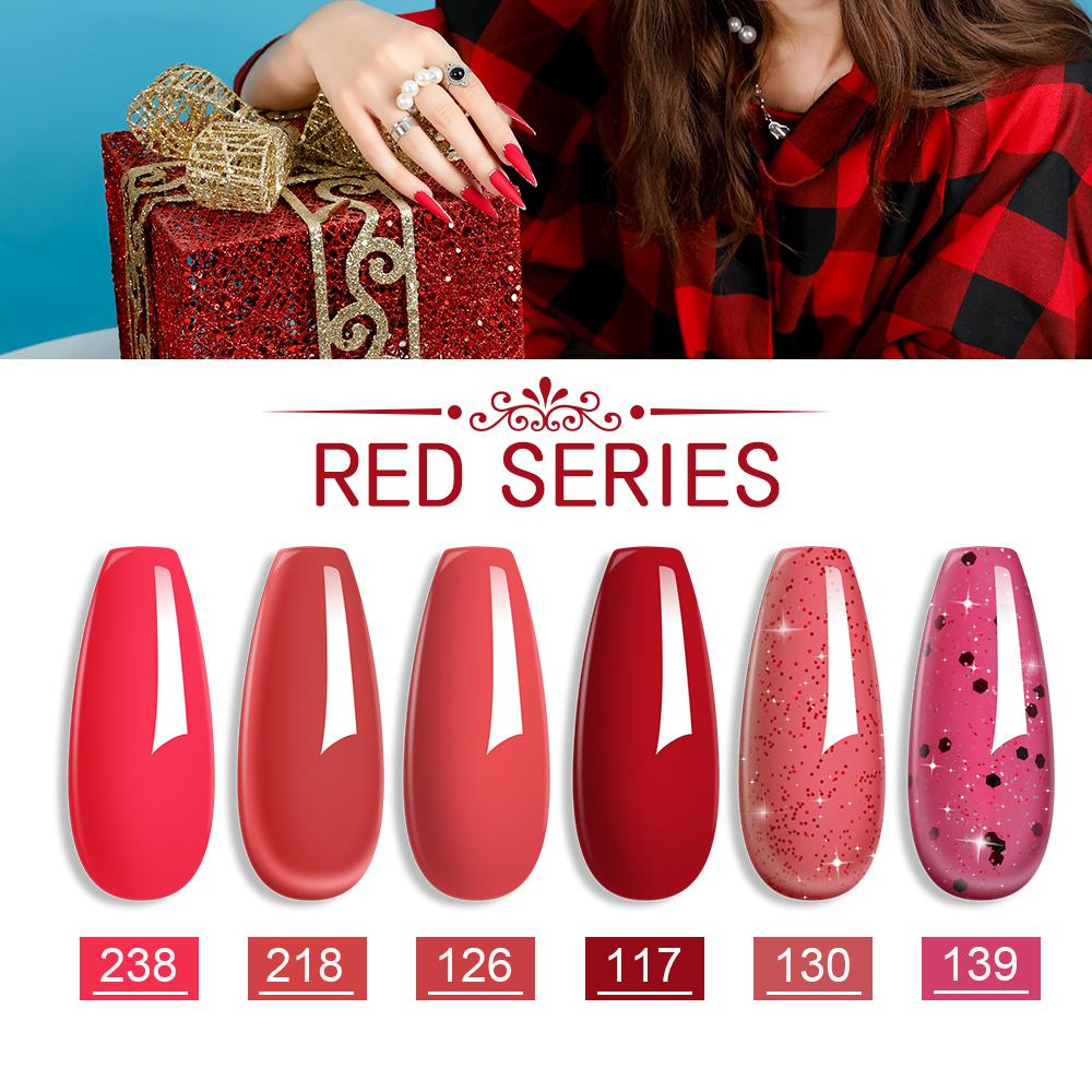 PHOENIXY 6 шт./лот набор гель-лаков разных цветов набор лаков для ногтей для маникюра DIY нейл-арта салона красоты