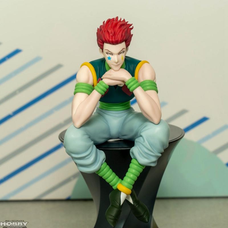 14 см Аниме Фигурка Hunter×Hunter Призрачная труппа Хисока Фигурка Экшн Подставка для лапши Украшение комнаты Подставка для лапши ПВХ Модель Игрушки