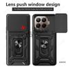 Для Xiaomi 15T Pro Чехол для Xiaomi Mi 15T Крышка Броня Сдвижная Камера Кольцо-Подставка Держатель Полная Защита Чехол для Телефона