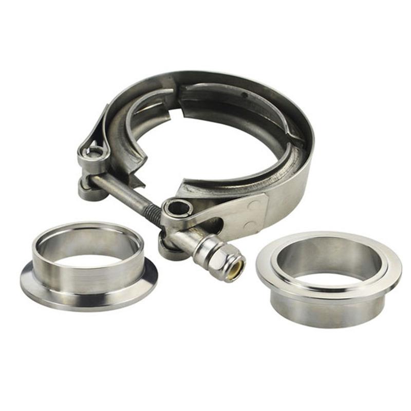 V Band Exhaust Clamp 2 inch 2.5 inch 3 inch 3.5 inch 4 inch 51mm 63mm 76mm Exhaust Flange vband clamp V-Band Muffler Clamp