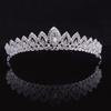 Princess Crystal Silver Color Hair Accessories Headband Hair Crown Bridal Tiara Headwear Ornaments