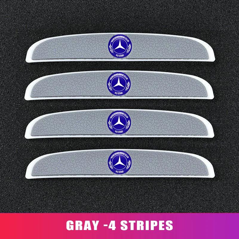 FA024pcs Car Anti Collision Strips Body Door Protector Stickers For Mercedes Benz W211 W124 W176 W177 C180 C200 C260 C300 GLC CLE
