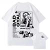 2026 New Singer Bad Gyal Album Tour Graphic Cotton Printed Tshirt for Unisex Women Streetwear Summer Top Breathable Casual T Shirt