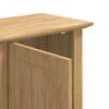 Wall Mounted Bathroom Cabinet with Door BODO Honey Brown 44 x 30 x 60 cm