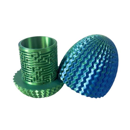 3D-печатное яйцо-лабиринт, игрушка для снятия стресса, образовательный лабиринт, ящик для хранения яиц, контейнер, игрушка-непоседа, домашний офис, пасхальное украшение